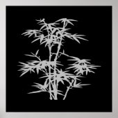 Zen Asian style bamboo Poster (Voorkant)