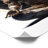 Zen Astronaut Poster - Boeddha mediteren in de rui (Hoek)