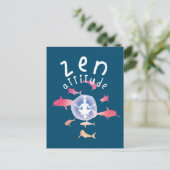 Zen Attitude Briefkaart (Staand voorkant)