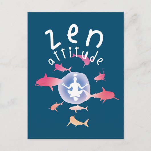 Zen Attitude Briefkaart (Voorkant)