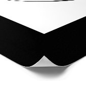 Zen Aziatische Rode Zon Yoga Moderne Kalligrafie O Poster (Hoek)