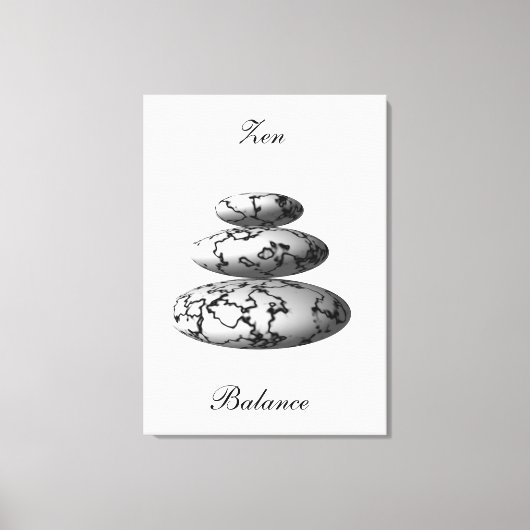 Zen Balance Canvas Afdruk (Voorkant)