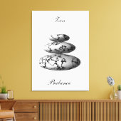 Zen Balance Canvas Afdruk (Insitu (Woonkamer))