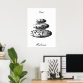 Zen Balance Poster (Thuiskantoor)