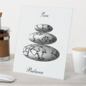Zen Balance Reclamebord Met Voetstuk (Insitu)