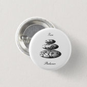 Zen Balance Ronde Button 3,2 Cm (Voorkant /achterkant)