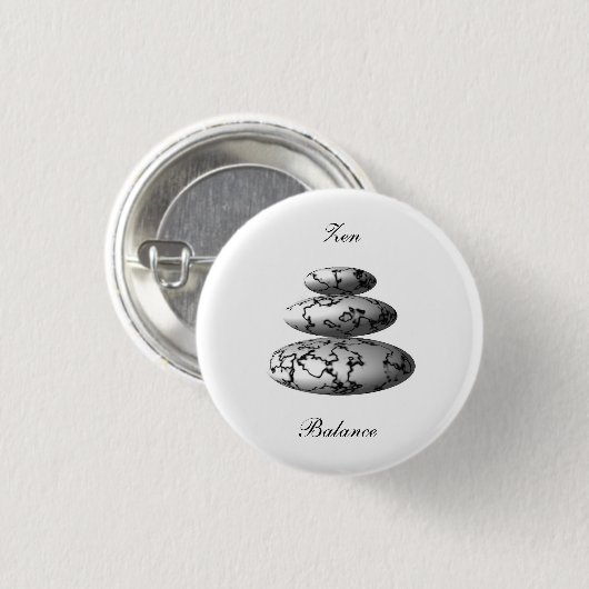 Zen Balance Ronde Button 3,2 Cm (Voorkant /achterkant)