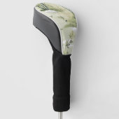 Zen Bamboe Bos Botanisch Patroon (1) Golfheadcover (Schuin)