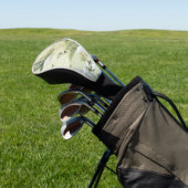 Zen Bamboe Bos Botanisch Patroon (1) Golfheadcover (Insitu)