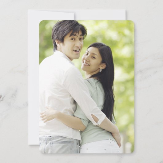 Zen Bamboe Dubbel Geluk Chinees Uitnodiging Opslag (Achterkant)