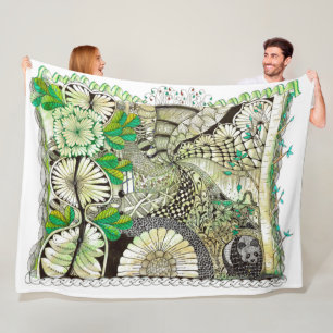 Zen bamboe en panda deken