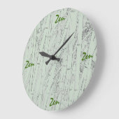 'Zen Bamboe' Wandklok (Hoek)