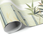 Zen Bamboebos Botanisch Patroon (1) Cadeaupapier (Rol Hoek)