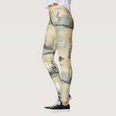 Zen Bamboebos Botanisch Patroon (4) Leggings (Links)