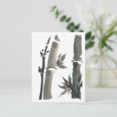 Zen Bamboo Art Briefkaart (Staand voorkant)