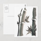 Zen Bamboo Art Briefkaart (Voorkant / Achterkant)