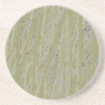 "Zen Bamboo" Beverage Coaster
