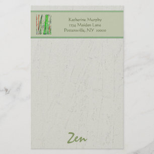 "Zen Bamboo" Briefpapier