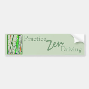 "Zen Bamboo"-Bumpersticker Bumpersticker