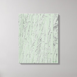 'Zen Bamboo I' Afdrukken van omhuld Canvas