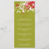 Zen Bamboo laat het dubbelgeluk van het Chinese hu Menu (Voorkant)