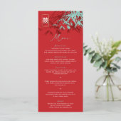 Zen Bamboo laat het dubbelgeluk van het Chinese hu Menu (Staand voorkant)