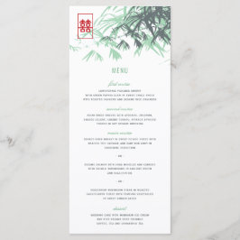 Zen Bamboo laat het dubbelgeluk van het Chinese hu Menu