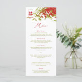 Zen Bamboo laat het dubbelgeluk van het Chinese hu Menu (Staand voorkant)