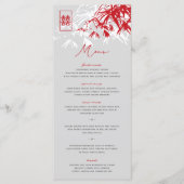 Zen Bamboo laat het dubbelgeluk van het Chinese hu Menu (Voorkant)