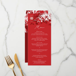 Zen Bamboo laat het dubbelgeluk van het Chinese hu Menu