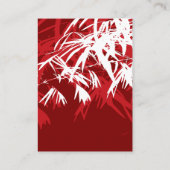 Zen Bamboo laat het dubbelgeluk van het Chinese hu Plaatskaartje (Achterkant)