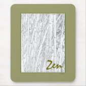 "Zen Bamboo" Mousepad Muismat (Voorkant)