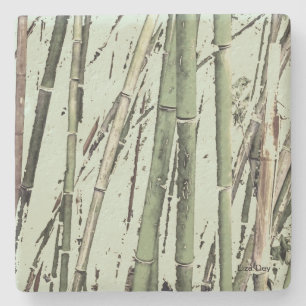 'Zen Bamboo' Stone Onderzetter