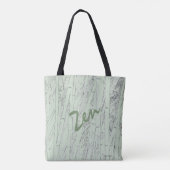 'Zen Bamboo' Tote Bag (Achterkant)
