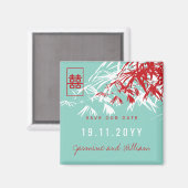 Zen Bamboo vertrekt het Chinese huwelijk om de dat Magneet (Voorkant / Achterkant)