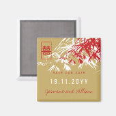 Zen Bamboo vertrekt het Chinese huwelijk om de dat Magneet (Voorkant / Achterkant)