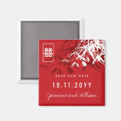 Zen Bamboo vertrekt het Chinese huwelijk om de dat Magneet (Voorkant / Achterkant)