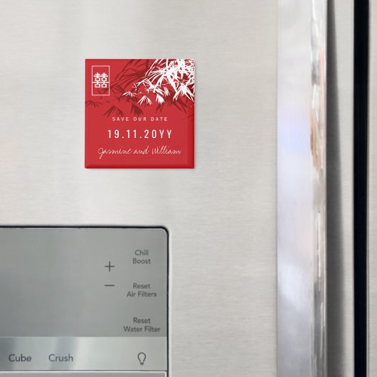 Zen Bamboo vertrekt het Chinese huwelijk om de dat Magneet (Insitu (Koelkast))