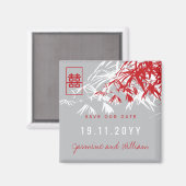 Zen Bamboo vertrekt het Chinese huwelijk om de dat Magneet (Voorkant / Achterkant)