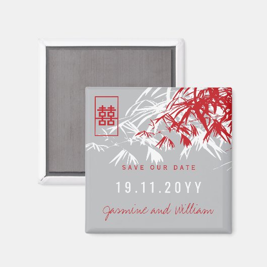 Zen Bamboo vertrekt het Chinese huwelijk om de dat Magneet (Voorkant / Achterkant)