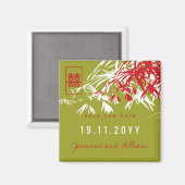 Zen Bamboo vertrekt het Chinese huwelijk om de dat Magneet (Voorkant / Achterkant)