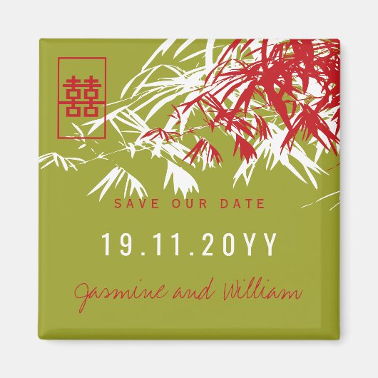 Zen Bamboo vertrekt het Chinese huwelijk om de dat Magneet (Voorkant)