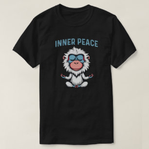 Zen-baviaan – Innerlijke Vrede Mediterende Aap T-shirt