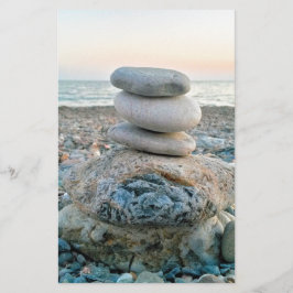 Zen Beach Stones Briefpapier