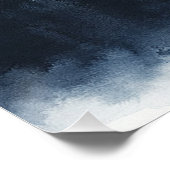 Zen Bergbos Minimalistische Wandkunst Perfect Poster (Hoek)