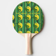 Zen, Biologisch, Bamboe, Ying Yang Tafeltennisball