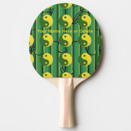 Zen, Biologisch, Bamboe, Ying Yang Tafeltennisball Tafeltennisbatje