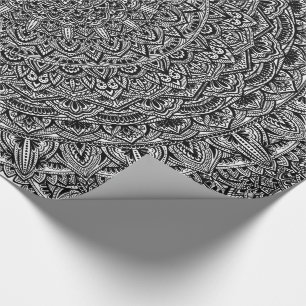 Zen Black en White Mandala Cadeaupapier