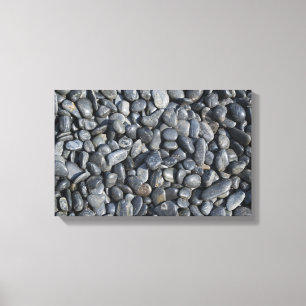 Zen Black Rocks Canvas Afdruk