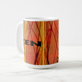 Zen black wire mok (Voorkant links)